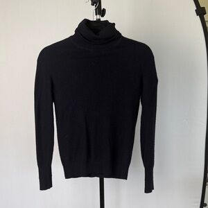 Navy Turtleneck Sweater